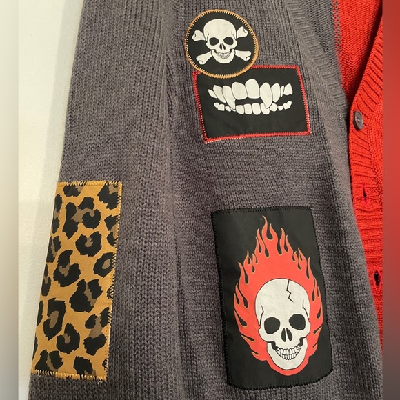 The Lost Boys Split Patch Cardigan - Picture 3 of 4